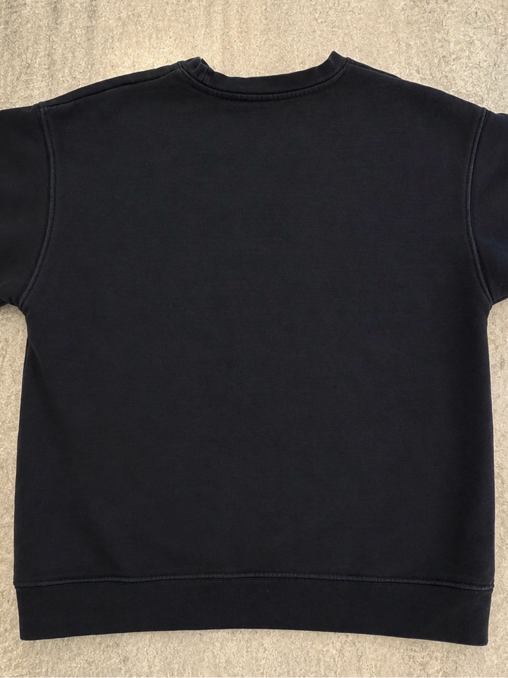 Brunette the Label “BRUNETTE” black women’s crew neck / sweatshirt white print - Picture 2 of 8